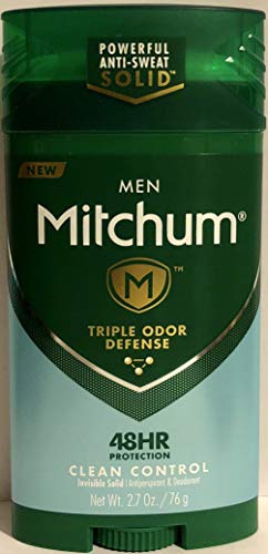image for Mitchum Antiperspirant & Deodorant For Men - Invisible Solid - Clean C