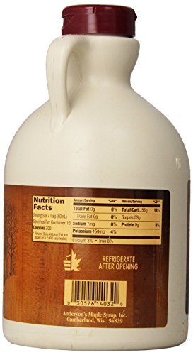 Anderson's Dark Amber Maple Syrup, Grade A, 32 Ounce (Frustration-Free Packaging) - Thumbnail 4