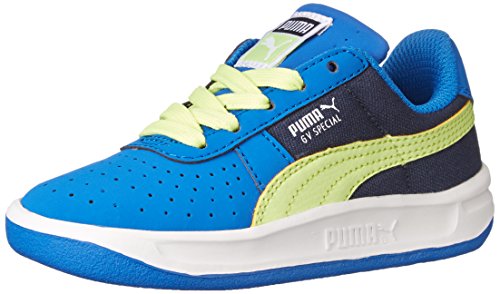 PUMA GV Special Canvas Kids Classic Sneaker (Infant/Toddler/Little Kid/Big Kid) , Strong Blue/Peacoat/Sharp Green, 7 M US Toddler