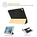 iPad Pro 9.7 Leather Case, Jisoncase Vintage Genuine Leather Smart Cover Flip Folio Protective Case with Auto Wake/Sleep Function for Apple iPad Pro 9.7-inch Black JS-PRO-11A10