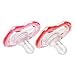 Munchkin Latch Lightweight Pacifier, Red/Pink, 0+ Months, 2 Count