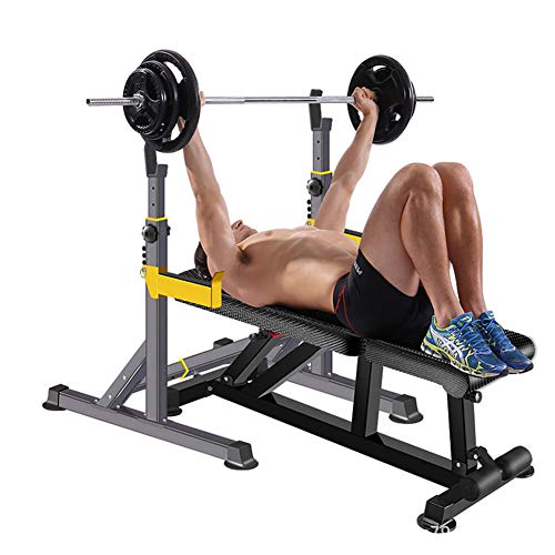 Squat-Rack-Gorilla-Weight-Bench-Support-Langhantel-Kniebeugen-Staender-Mehrere-Tastenpositionen-Rstellbarer-Halbrahmenhalter-Robust-Ablage-Fuer-Langhantelstangen
