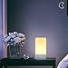 Wake Up Light Alarm Clock with Sunrise Simulation Light Alarm Clock for Bedside Sleep Therapy lamp Touch Control with Multicolor 5 Natural Sounds 3 Brightness LED Night Light 12/24hour TITIROBA TA-02