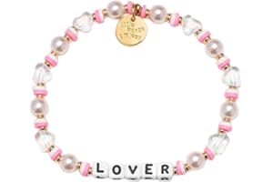 Little Words Project Original and Friendship Bracelet, Made with Colorful Beads and Plated Brass Hardware, Handcrafted Design & Positive Message