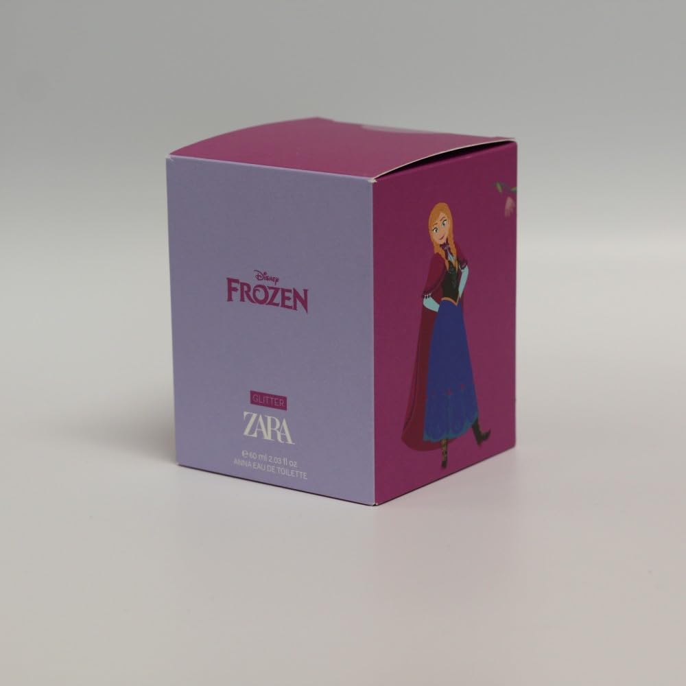 Zara Anna Frozen Glitter Kids Perfume Eau de Toilette Sparkling Fruity Fragrance 60ml (2.03 fl oz)
