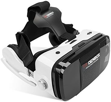 VR OEMBOX 3D VR Glasses,Virtual Reality 3D Headset Box Support iphone Samsung LG and Other Smart Phones with Headphone for Immersive Movies and Games by Phshion