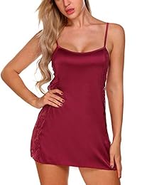 Lencería sexy de seda para dama