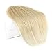 Double Weft 100% Remy Human Hair Extensions Clip in #60 Platinum Blonde 10''-22'' Grade 7A Quality Full Head Thick Thickened Short Straight 8pcs 18clips for Women Beauty 10