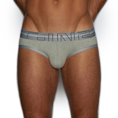 C-IN2 Zen Low Rise Brief-Grant Gray Heather-L