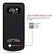 Galaxy S7 Battery Case, AexPower 4200mAh Ultra Slim External Battery Charger Cover Portable Charging Case for Samsung Galaxy S7 Rechargeable Extended Battery Juice Power Bank Charger Case -Black