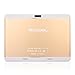 Android Tablet PC 10.1 Inch Unlocked 3G Phone, Android 6.0 MTK 6580 GPS Quad Core,HD 1280X800 IPS Touchscreen with Bluetooth,RAM 1GB ROM 16GB 2G 3G Dual Sim Card Slot WiFi Dual Camera,Gold