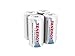 Tenergy Premium Rechargeable C Batteries, High Capacity 5000mAh NiMH C Size Battery, C Cell Battery, 4-Pack