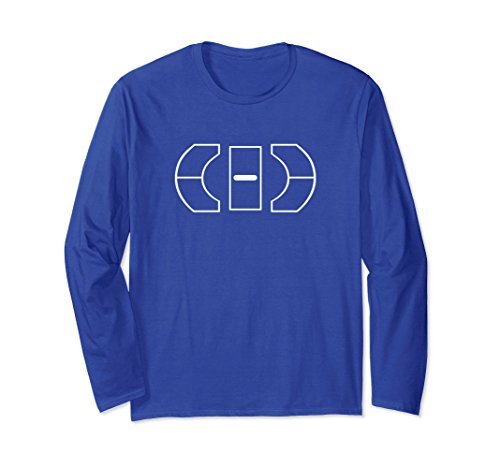 Unisex Evolution Evo 10 Long Sleeve Shirt Large Royal Blue