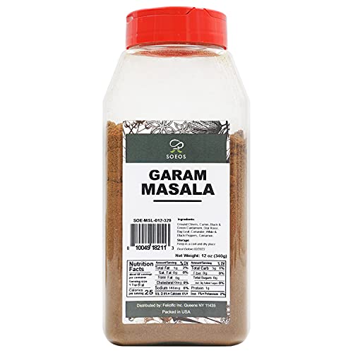 Soeos Garam Masala 12 Ounces, Indian 10-Spice