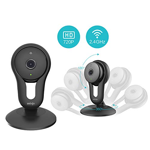 UNIOJO WiFi Camera Indoor, Home Camera with Night Vision, Two Way Audio