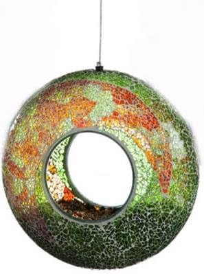 Moon Celestial Mosaic Circular Bird Feeder By Evergreen Amazon Ca