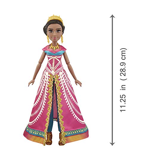 Disney Aladdin Zauberhafte Jasmin Deluxe Modepuppe mit Kleid, Schuhen und Accessoires, inspiriert von Disneys Realverfilmung, Spielzeug für Kinder und Sammler – Bild 4
