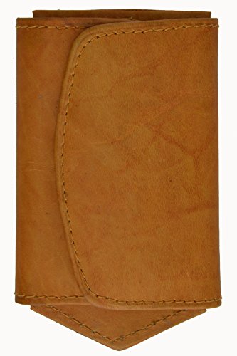 100% Genuine Leather Key Holder Tan #1312CF