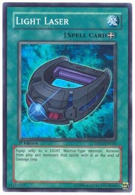 Yu-Gi-Oh! - Light Laser (DP03-EN025) - Duelist Pack 3 Jaden Yuki 2 - 1st Edition - Super Rare
