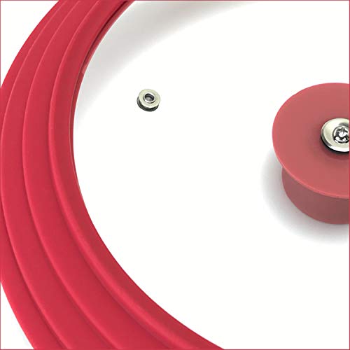 Teeo Universal Pot Lid Pan Cover for Frying Drop Lid Silicone