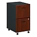 Bush Business Furniture Series A 2 Drawer Mobile File Cabinet, Hansen Cherry/Galaxy