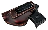 Relentless Tactical The Defender Leather IWB Holster - Made in USA - Fits Ruger LCP