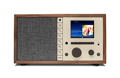Grace Digital Mondo+ Classic Wireless Internet Radio with Wi-Fi, Bluetooth and Qi Built-in Wireless Smartphone Charger Walnut (GDI-WHA6005) - Thumbnail 2
