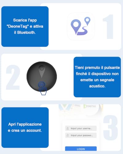 GPS per Cani, Collare GPS Gatto con Tracciamento in Tempo Reale, Mini Localizzatore per Cani, Localizzatore per Gatto Senza Abbonamento, per iOS e Android, può Essere Indossato con un Collare, Nero