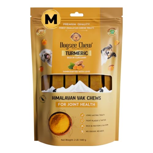 Dogsee Himalayan Yak Cheese Chews Turmeric 60%