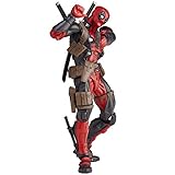 Huangyingui Deadpool Revoltech Action Figure Approximately 160 Mm ABS & PVC Painted Action Figure Red