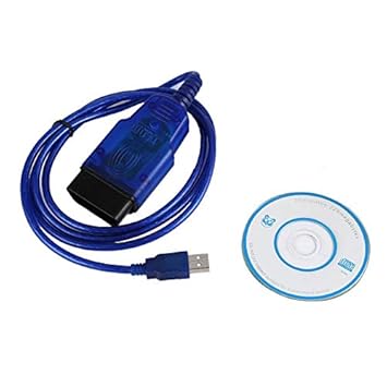 shuaishuang573 Blue OBD2 Tech2 USB Cable Auto Scanner Diagnostic Tool Interface for Opel