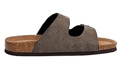 CUSHIONAIRE Women's Lane Cork footbed Sandal with