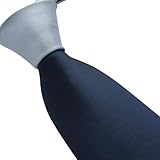 Scott Allan Men's Solid Color Contrast Necktie