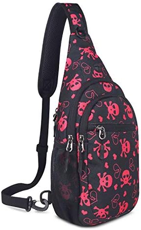 ZZSY Sling Backpack, Shoulder Chest Crossbody Bag Small Daypack for Outdoor Hiking Men & Women