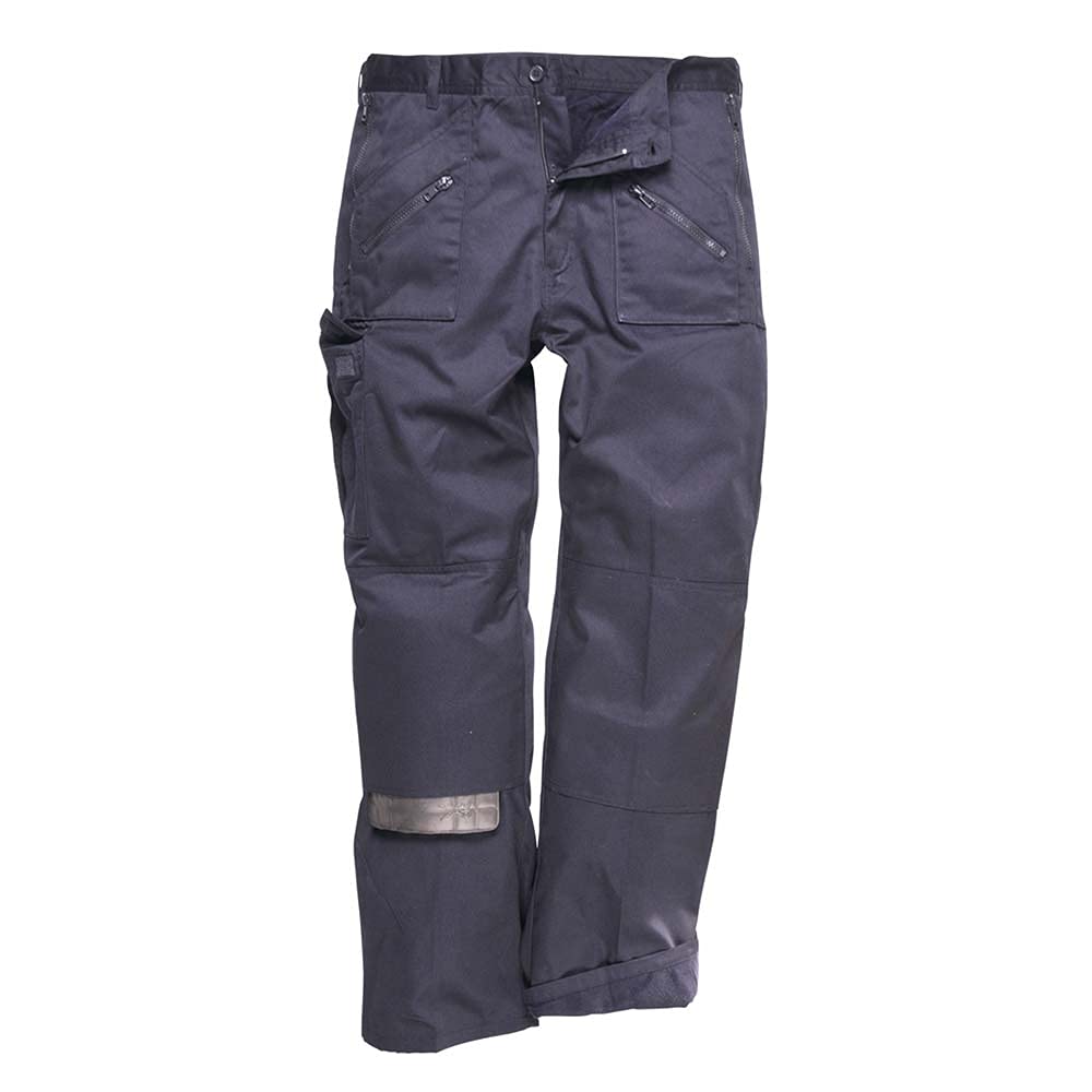 Portwest Lined Action Trouser, Size: M, Colour: Navy Tall, C387NATM