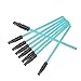 Mascara Wands, 300 Pack Disposable Lash Brushes for Eyelash Extensions Makeup Brush Bulk Tool Set, Blue/Black