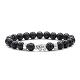 Bracelets for Women Lava Rock - 8mm Natural Lava