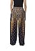 Lannaclothesdesign Women's Boho Yoga Peacock Drawstring Thai Harem Pants