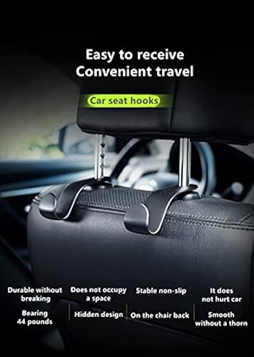 Car Seat Headrest Hooks for Car Back Seat Organizer Hanger Storage