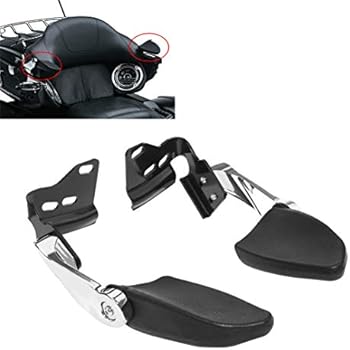 Adjustable Passenger Armrests Rear Chrome For Honda GL1800 Goldwing 1800 01-17 E - Foto 8