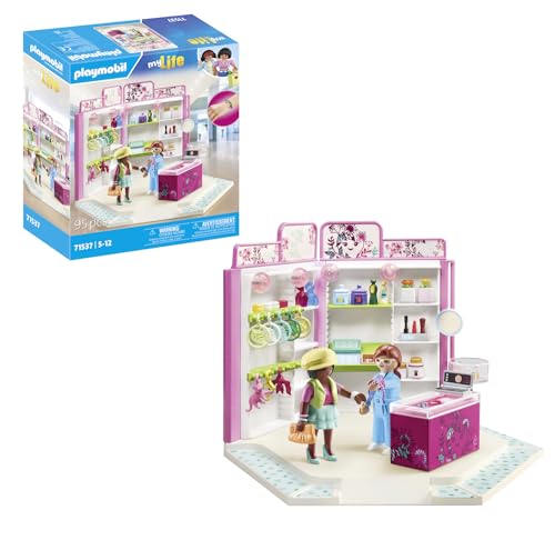 Playmobil 71537 Boutique d'accessoires - Comprend Deux Personnages, Une vitrine, des boîtes, des Bracelets et des Accessoires - MyLife - Dès 5 Ans