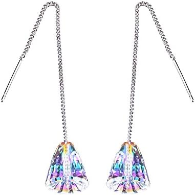 Earrings LINDIAR Earrings Crystals from SWAROVSKI Cool Earrings Mum Earrings Cute Earrings Women Drop Earrings Women Earing Fashion Earrings Women Love Earrings Ear Jewellery Silve