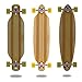 Laguna Longboard Collection | 36 inch Longboard Skateboards | Bamboo with Hard Maple Core | Cruising, Carving, Dancing, Freestyle ... (Carver)