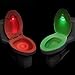 Toilet light,Stoga Motion Activated / Light Sensitive LED Toilet Nightlight Automatic Motion Sensor Bathroom Lamp-Operated Night Light(8 color)