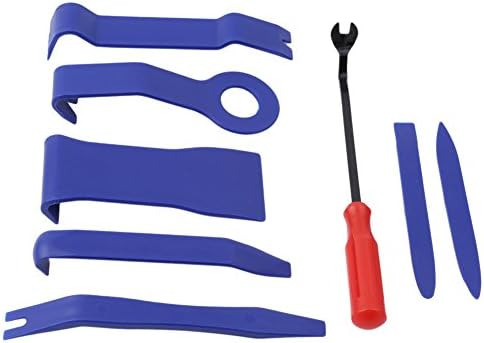 ODN 8 pcs Auto Trim Removal Tool Kit - Car Dash Audio Radio Door Panel Trim Removal Kits Installer Pry Tool