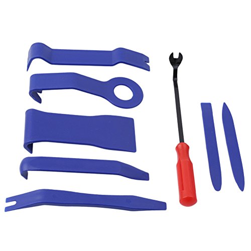 ODN 8 pcs Auto Trim Removal Tool Kit - Car Dash Audio Radio Door Panel Trim Removal Kits Installer Pry Tool