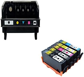 Komada Compatible 5-slot HP564 Printhead+ HP564XL Ink Cartridges compatible for HPB209a B210b B210c B210d C510a 3521 3522 3526 3070A 5510 5512 5514 4610 B209a 6520 4622 B210a 6525 C5324 5520 D75605