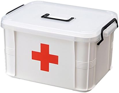 MYtodo Multilayer Kits Portable Home Health Plastic Medicine Storage with lid Small