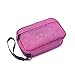 Patu Handy Beauty Stuff Carry Case, Makeup Cosmetic Bag, Women Facial Cleanser Skincare Kit Pouch, Portable Electronics Accessories Organizer, Magenta