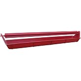 FARM-TUFF Reel Top Rectangular Poultry Feeder, 24 Inch - BPA-Free Plastic Trough with Anti-Roost Reel &amp; Spill Resistant Design - Extended Feeding Space for Chickens, Ducks &amp; Backyard Flocks